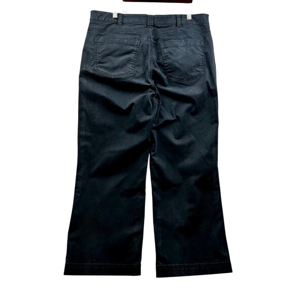 Aventura‎ Women's Organic Cotton Wide Leg Hi-Rise Crop Pants Eco-Friendly Sz 12 - Picture 4 of 7